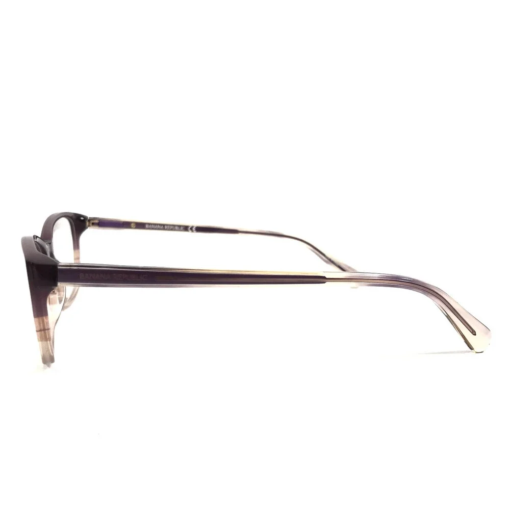 Banana Republic Eyeglasses Frames BR204 2OW Purple Cat Eye Full Rim 52-16-135